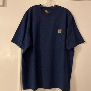 Men’s XL navy Carhartt shirt sleeve T-Shirt, like new, great quality.